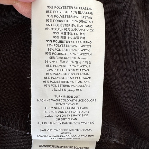 Michael Kors top with split neck, bell sleeves, loose fitting, stretch knit - Picture 12 of 12